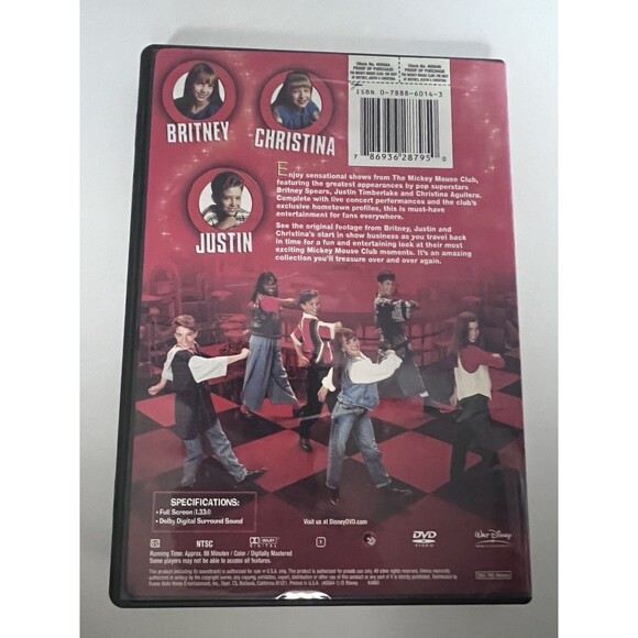Mickey Mouse Club - The Best of Britney Justin & Christina DVDs - Picture 3 of 3